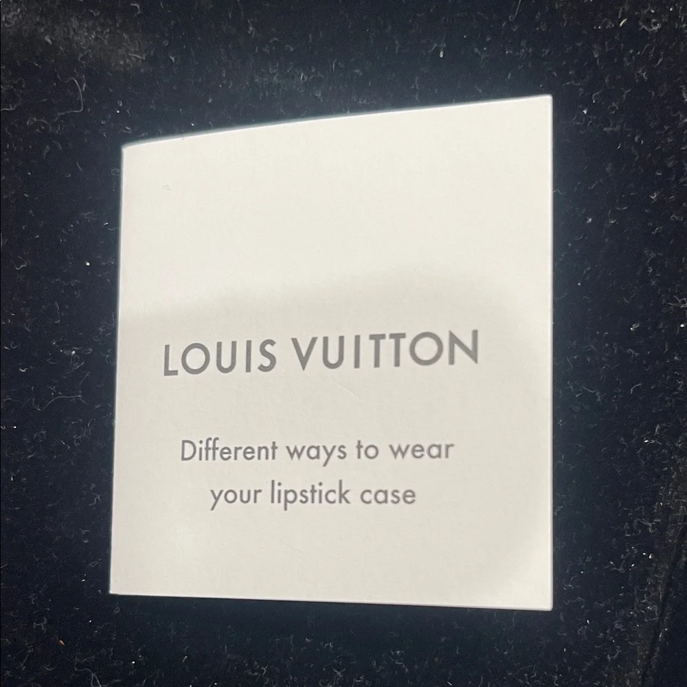 NEW LOUIS VUITTON Limited Edition Monogram Pop Lipstick Case on Chain